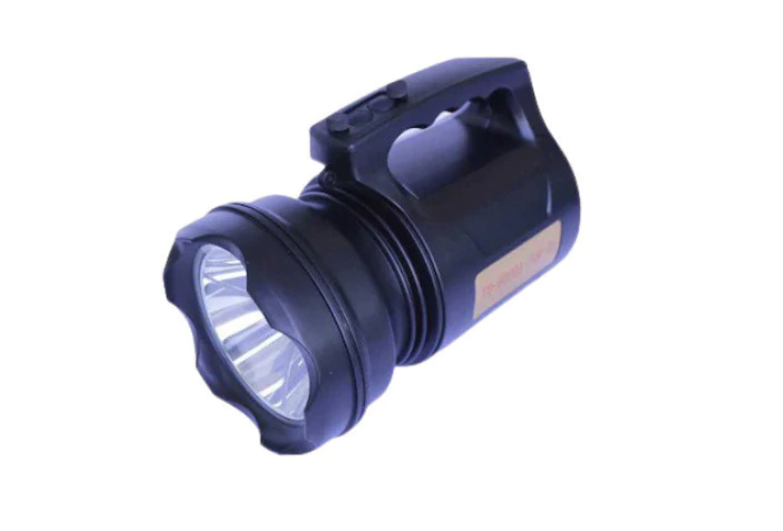 Lanterna profesionala cu led, td-6000a-30 w-t6, acumulator integrat, 30w, negru